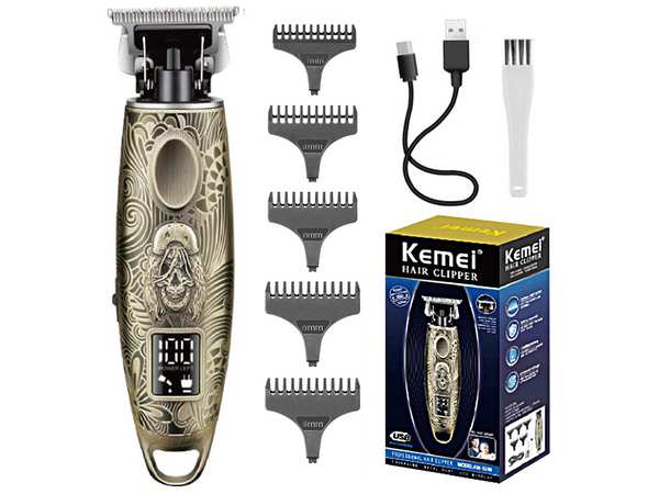 ماشین اصلاح موی سر و صورت شارژی کمی Kemei Cordless Man Barber Electric Hair Clipper KM-3298 - تصویر 7