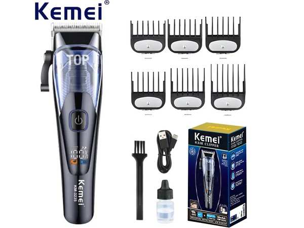 ماشین اصلاح موی سر و صورت شارژی کمی Kemei Professional Electric Hair Trimmer KM-3235 - تصویر 12