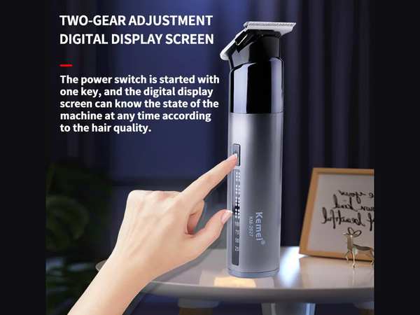 ماشین اصلاح موی سر و صورت شارژی کمی Kemei Cordless Rechargeable Hair Clipper KM-2627 - تصویر 3