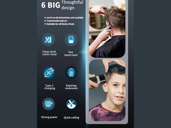 ماشین اصلاح موی سر و صورت شارژی کمی Kemei Cordless Rechargeable Hair Clipper KM-2627 - تصویر 4