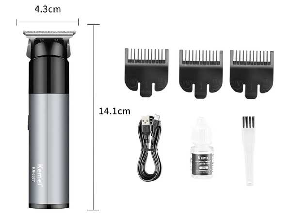 ماشین اصلاح موی سر و صورت شارژی کمی Kemei Cordless Rechargeable Hair Clipper KM-2627 - تصویر 6