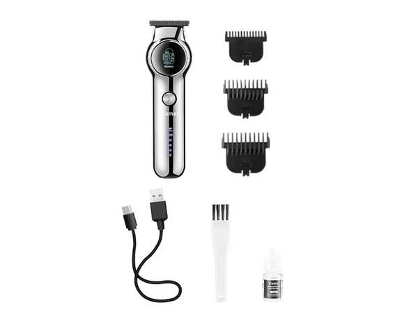 ماشین اصلاح موی سر و بدن شارژی کمی KEMEI Cordless Hair Trimmer km-1851 - تصویر 2