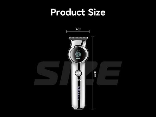 ماشین اصلاح موی سر و بدن شارژی کمی KEMEI Cordless Hair Trimmer km-1851 - تصویر 5