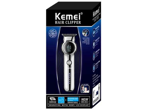 ماشین اصلاح موی سر و بدن شارژی کمی KEMEI Cordless Hair Trimmer km-1851 - تصویر 8