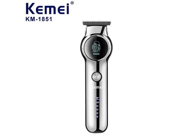 ماشین اصلاح موی سر و بدن شارژی کمی KEMEI Cordless Hair Trimmer km-1851 - تصویر 9