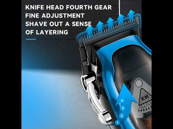 ماشین اصلاح موی سر و بدن حرفه‌ای شارژی کمی Kemei KM-1763 Hair Clippers Rechargeable Hair Trimmers For Salon - تصویر 10
