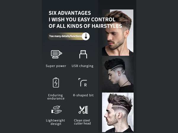 ماشین اصلاح موی سر و بدن چندکاره برنزی شارژی کمی KEMEI Hair clipper KM-1635 rechargeable - تصویر 9