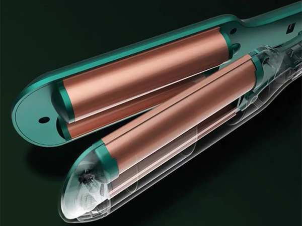 فرکننده و حالت دهنده موی سر حرفه ای مسافرتی کمی Kemei Salon Hair Straightener Curling Iron Km-2053 - تصویر 6