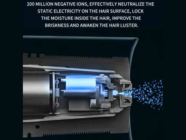 سشوار یون منفی 1500 وات کمی KEMEY High Speed Negative Ions Hair Dryer KM-2061 - تصویر 5