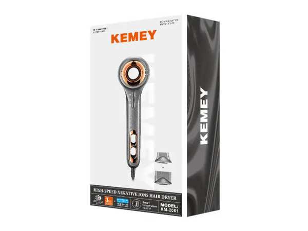 سشوار یون منفی 1500 وات کمی KEMEY High Speed Negative Ions Hair Dryer KM-2061 - تصویر 10