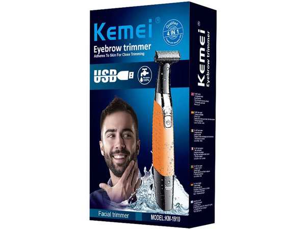 ریش تراش شارژی کمی Kemei KM-1910 Waterproof Electric Shaver USB Rechargeable - تصویر 9