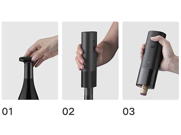 درب باز کن بطری برقی شیائومی Xiaomi Mijia KJG001T Electric Wine Opener - تصویر 4