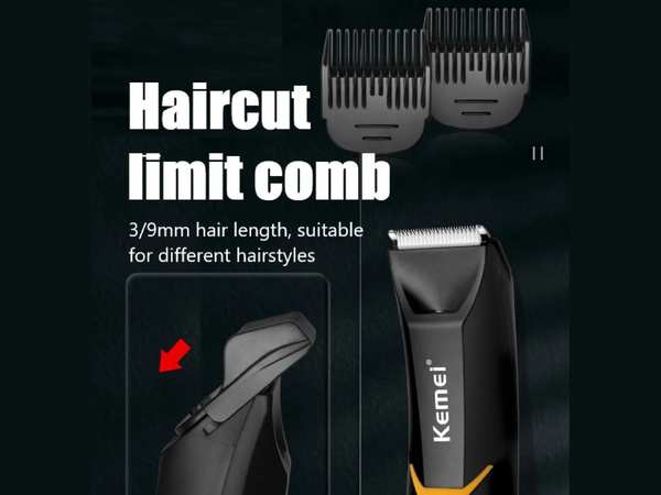 ماشین اصلاح موی بدن شارژی ضدآب کمی Kemei Body Hair Trimmer KM-3208 - تصویر 12