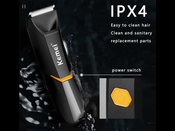 ماشین اصلاح موی بدن شارژی ضدآب کمی Kemei Body Hair Trimmer KM-3208 - تصویر 16
