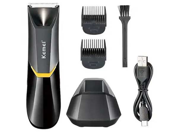 ماشین اصلاح موی بدن شارژی ضدآب کمی Kemei Body Hair Trimmer KM-3208 - تصویر 2