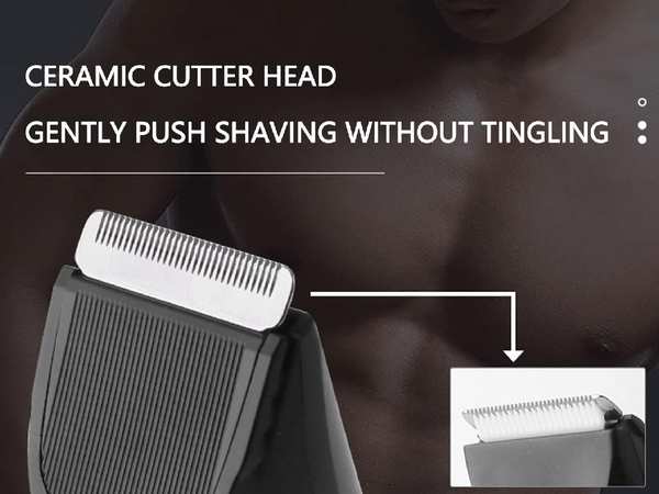 ماشین اصلاح موی بدن شارژی ضدآب کمی Kemei Body Hair Trimmer KM-3208 - تصویر 4