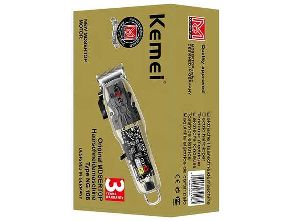 ریش تراش و ماشین اصلاح شارژی کمی Kemei Km-Ng108 Usb Transparent Body Hair Cutting Machine - تصویر 11