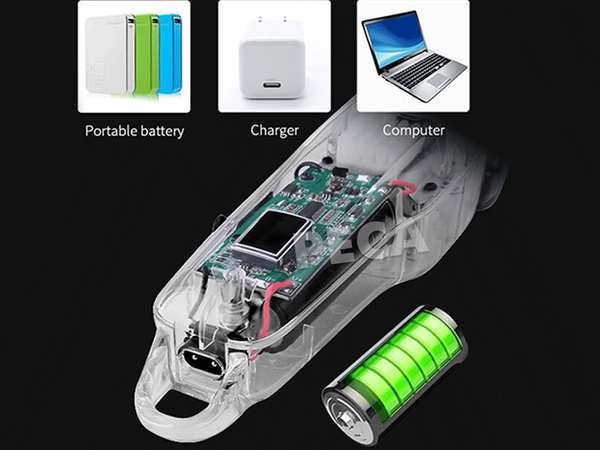 ریش تراش و ماشین اصلاح شارژی کمی Kemei Km-Ng108 Usb Transparent Body Hair Cutting Machine - تصویر 3