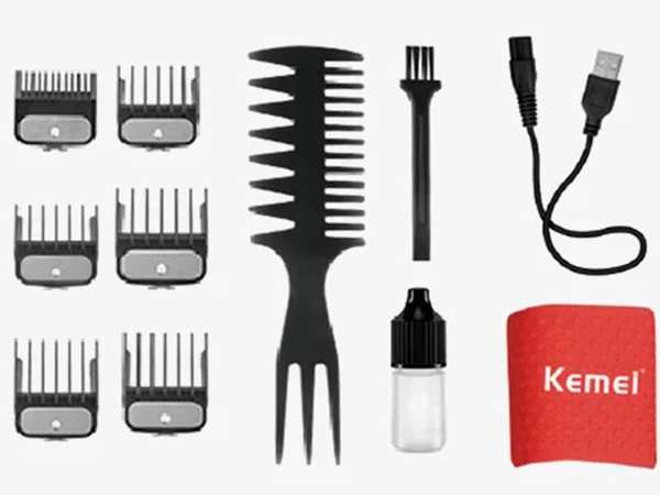 ریش تراش و ماشین اصلاح شارژی کمی Kemei Km-Ng108 Usb Transparent Body Hair Cutting Machine - تصویر 8