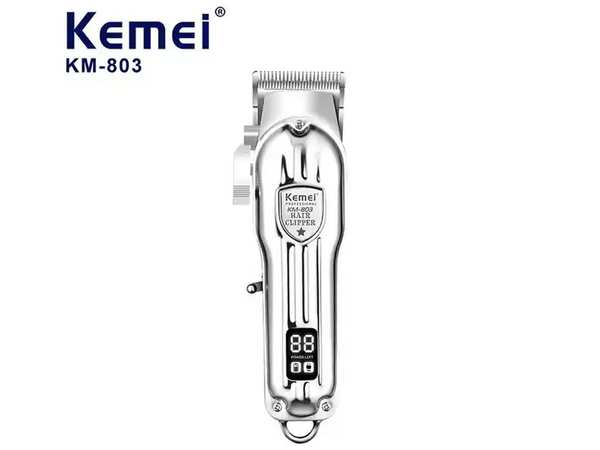 ماشین اصلاح موی سر و بدن شارژی کمی Kemei KM-803 Rechargeable Hair Clipper Electric Hair Cutting Machine - تصویر 4
