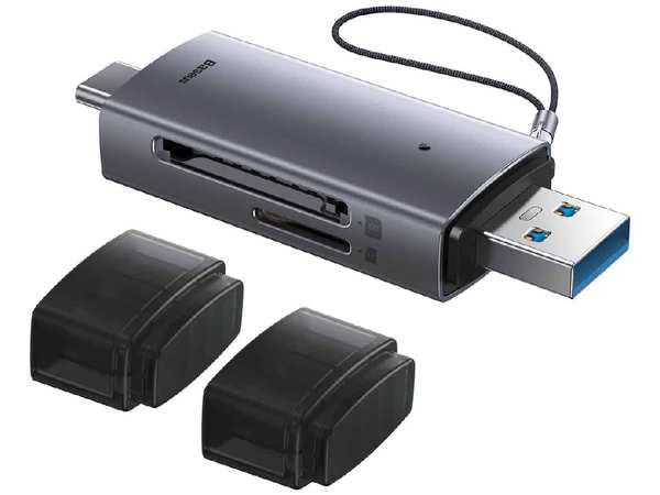 کارت خوان یواسبی به تایپسی بیسوس Baseus AirJoy Series Card Reader USB3.0 Single Read WKQX070301