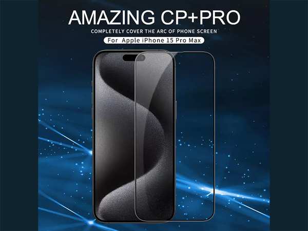 گلس آیفون 15 پرومکس نیلکین Nillkin Apple iPhone 15 Pro max CP+Pro tempered glass - تصویر 9