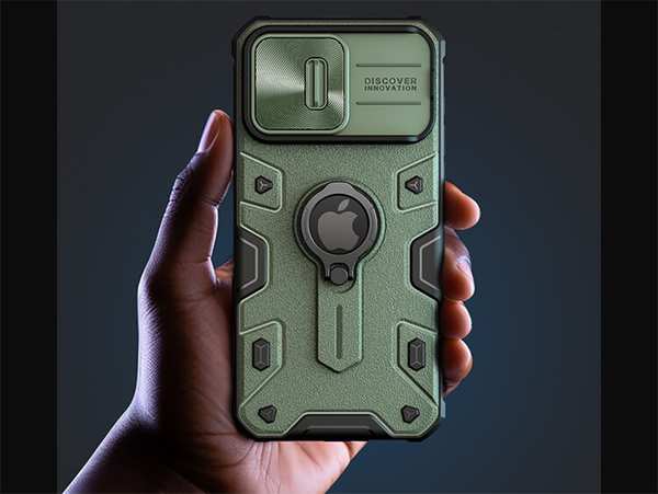 قاب محافظ آیفون 15 پرومکس نیلکین Nillkin Apple iPhone 15 Pro max Cam Shield Armor Case - تصویر 11