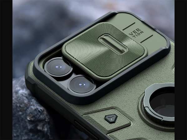 قاب محافظ آیفون 15 پرومکس نیلکین Nillkin Apple iPhone 15 Pro max Cam Shield Armor Case - تصویر 14