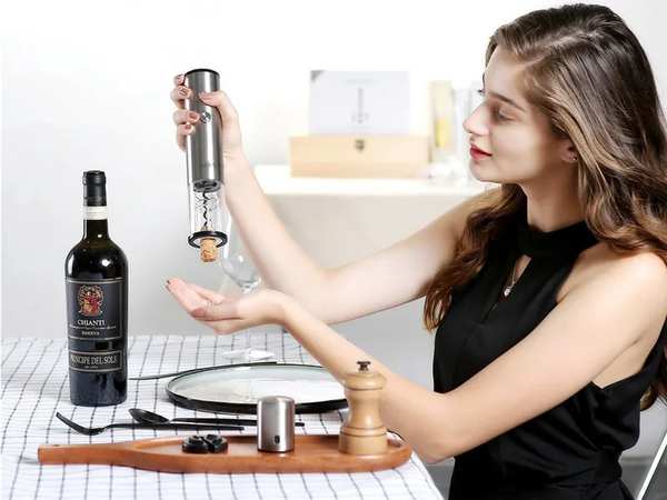 درب باز کن بطری چند کاره شیائومی XIAOMI Circle Joy CJ-TZ02 Stainless Steel Electric Bottle Opener - تصویر 5