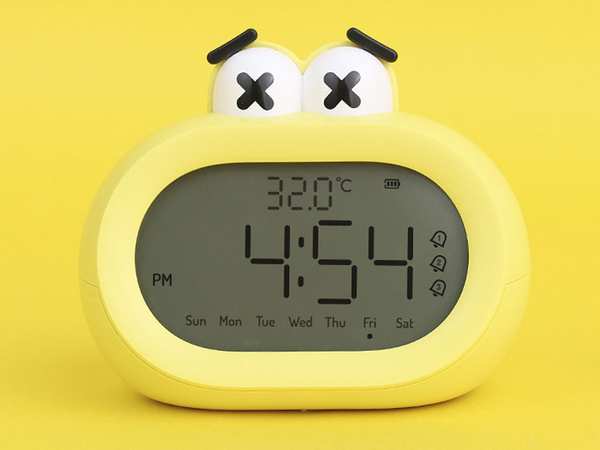ساعت زنگ‌دار فانتزی رومیزی Alarm Clock Intelligent Multifunctional BD-AC-03 - تصویر 14