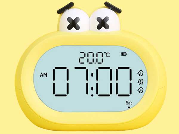 ساعت زنگ‌دار فانتزی رومیزی Alarm Clock Intelligent Multifunctional BD-AC-03 - تصویر 15