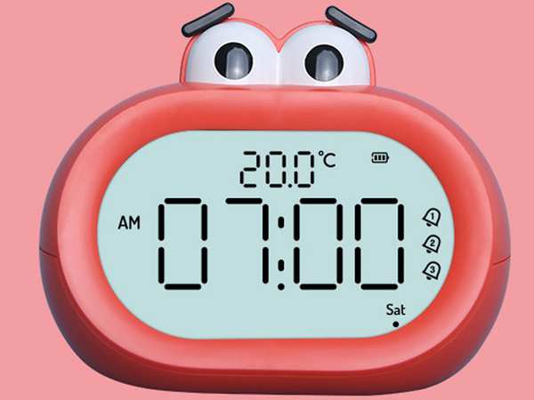 ساعت زنگ‌دار فانتزی رومیزی Alarm Clock Intelligent Multifunctional BD-AC-03 - تصویر 17