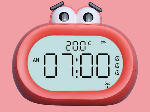 ساعت زنگ‌دار فانتزی رومیزی Alarm Clock Intelligent Multifunctional BD-AC-03 - تصویر 18