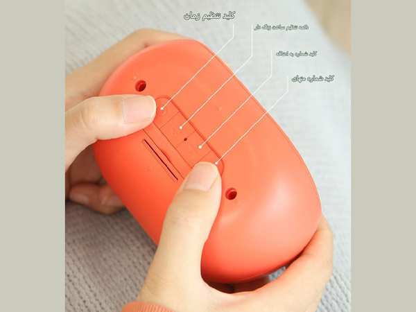 ساعت زنگ‌دار فانتزی رومیزی Alarm Clock Intelligent Multifunctional BD-AC-03 - تصویر 21