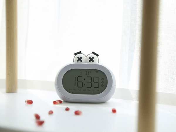 ساعت زنگ‌دار فانتزی رومیزی Alarm Clock Intelligent Multifunctional BD-AC-03 - تصویر 4