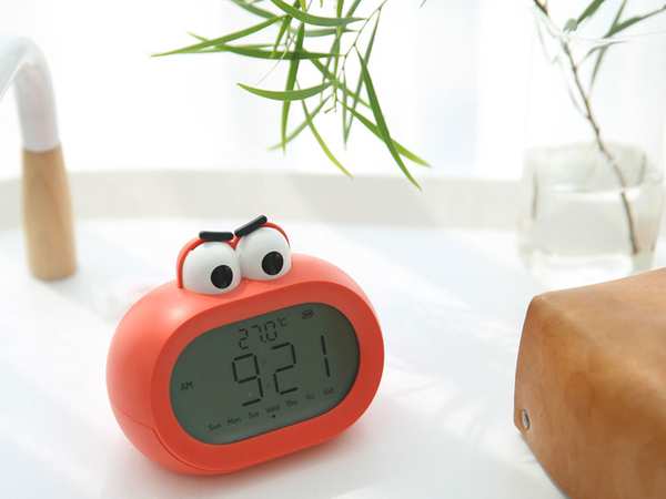 ساعت زنگ‌دار فانتزی رومیزی Alarm Clock Intelligent Multifunctional BD-AC-03 - تصویر 7