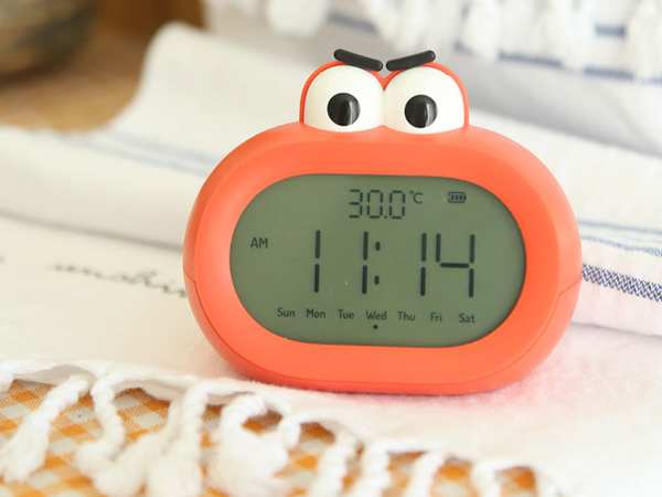 ساعت زنگ‌دار فانتزی رومیزی Alarm Clock Intelligent Multifunctional BD-AC-03 - تصویر 8