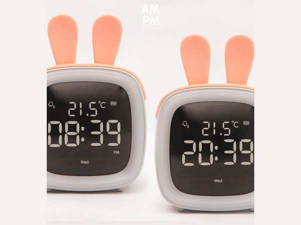 ساعت زنگ‌دار رومیزی دیجیتال Cute digital study alarm clock BD-AC-02 - تصویر 10