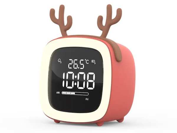 ساعت زنگ‌دار رومیزی دیجیتال Cute digital study alarm clock BD-AC-02 - تصویر 19