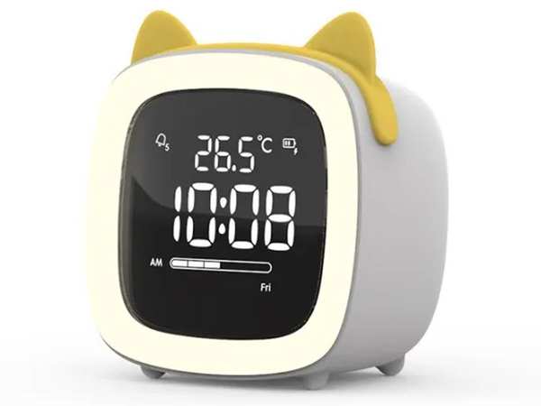 ساعت زنگ‌دار رومیزی دیجیتال Cute digital study alarm clock BD-AC-02 - تصویر 24