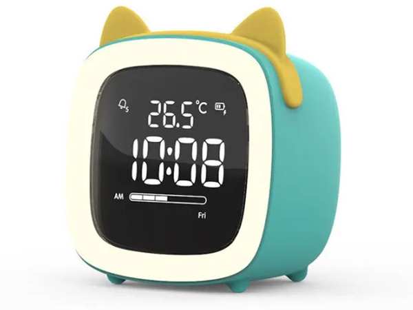 ساعت زنگ‌دار رومیزی دیجیتال Cute digital study alarm clock BD-AC-02 - تصویر 26