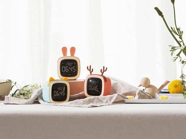 ساعت زنگ‌دار رومیزی دیجیتال Cute digital study alarm clock BD-AC-02 - تصویر 3