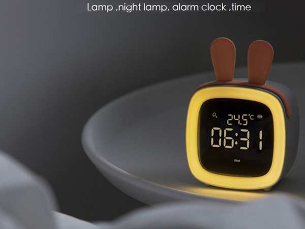 ساعت زنگ‌دار رومیزی دیجیتال Cute digital study alarm clock BD-AC-02 - تصویر 31