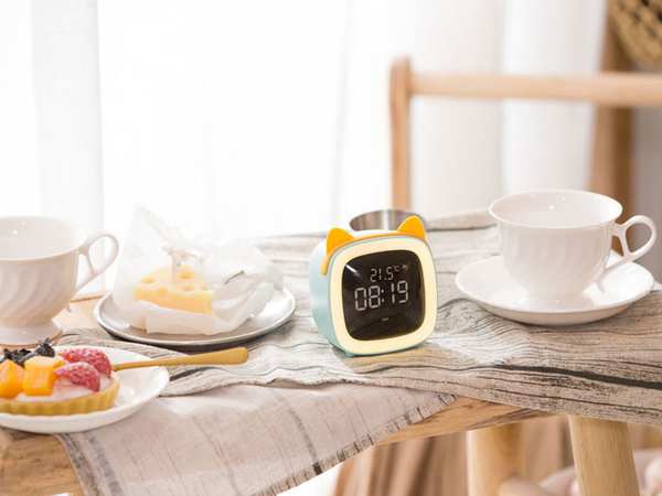 ساعت زنگ‌دار رومیزی دیجیتال Cute digital study alarm clock BD-AC-02 - تصویر 4