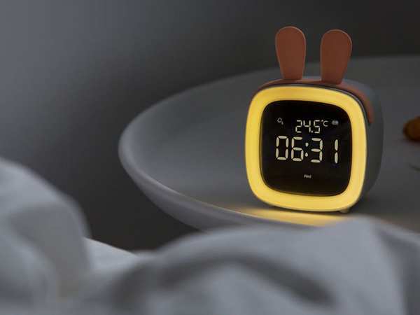 ساعت زنگ‌دار رومیزی دیجیتال Cute digital study alarm clock BD-AC-02 - تصویر 6