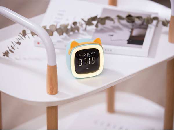 ساعت زنگ‌دار رومیزی دیجیتال Cute digital study alarm clock BD-AC-02 - تصویر 8