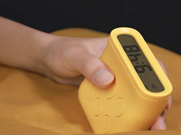 ساعت زنگ‌دار رومیزی چندکاره MUID small alarm clock multi-functional plastic bedroom H-C-05 - تصویر 5