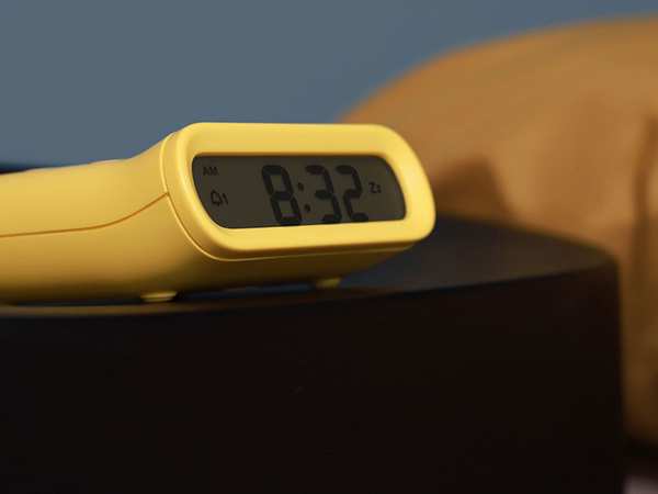ساعت زنگ‌دار رومیزی چندکاره MUID small alarm clock multi-functional plastic bedroom H-C-05 - تصویر 6