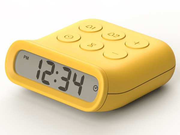 ساعت زنگ‌دار رومیزی چندکاره MUID small alarm clock multi-functional plastic bedroom H-C-05 - تصویر 8