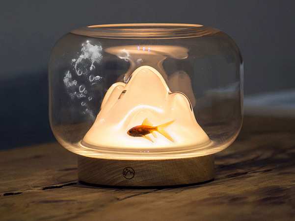 چراغ خواب فانتزی رومیزی شارژی Warm Mountain Lamp Simple Night Light Small Warm Lamp Creative839210NC5141